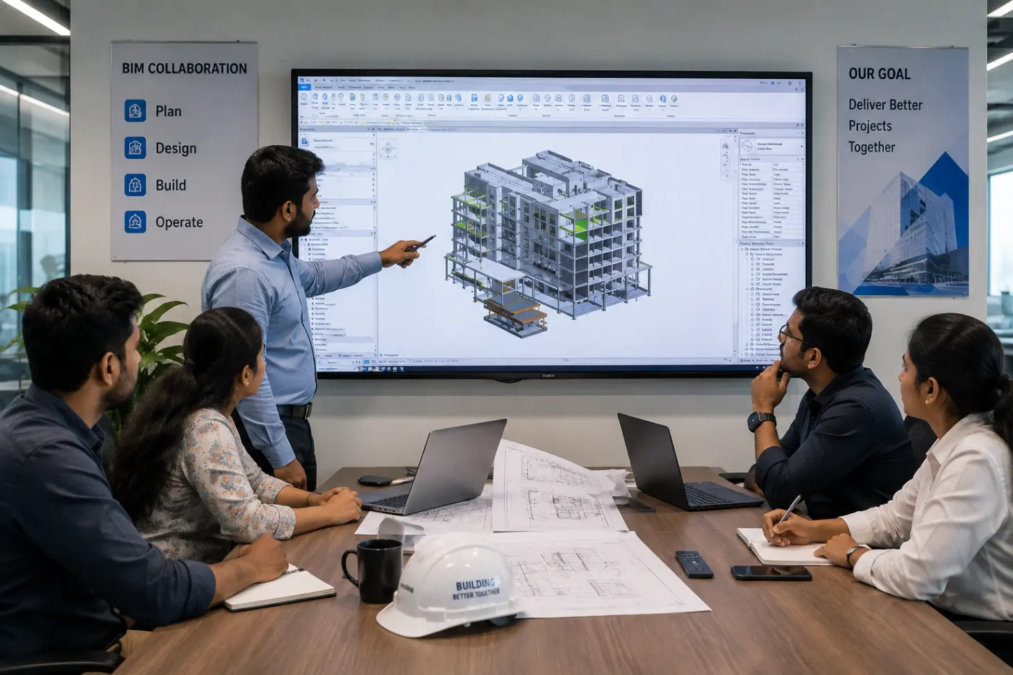 BIM Level 2 India government mandate construction project team collaboration 2026